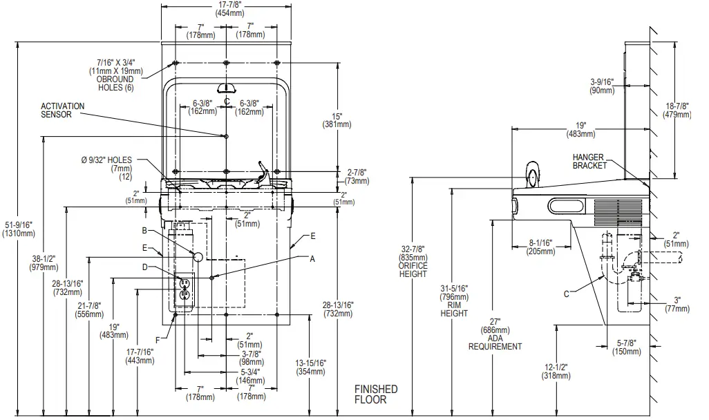 ELKAY EZO & LZO Series Sensor-Operated Water Coolers-fig2