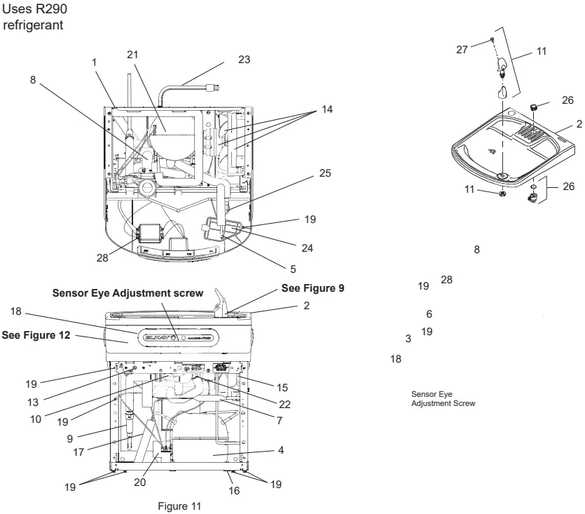 ELKAY EZO & LZO Series Sensor-Operated Water Coolers-fig9