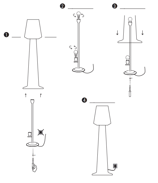 Lumisky W110 Standing Led Lamp - fig 1