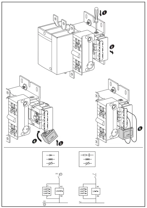 Schneider Electric LC1 F115-150 TeSys Contactor - 3