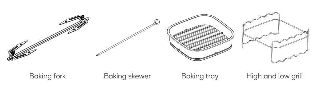 kogan KA10DMFAFRA 10L Digital Multifunction Air Fryer - figure 2