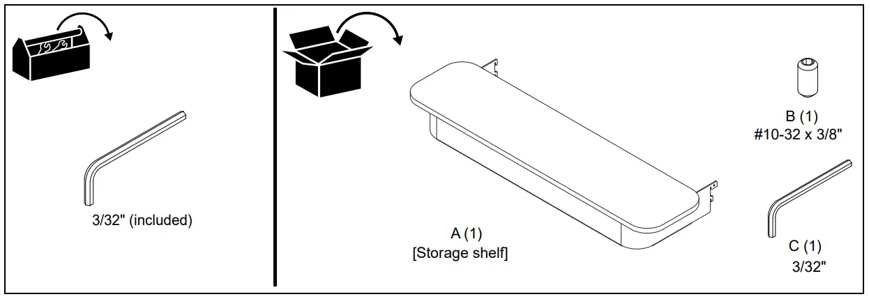 Tools And Parts For Installation