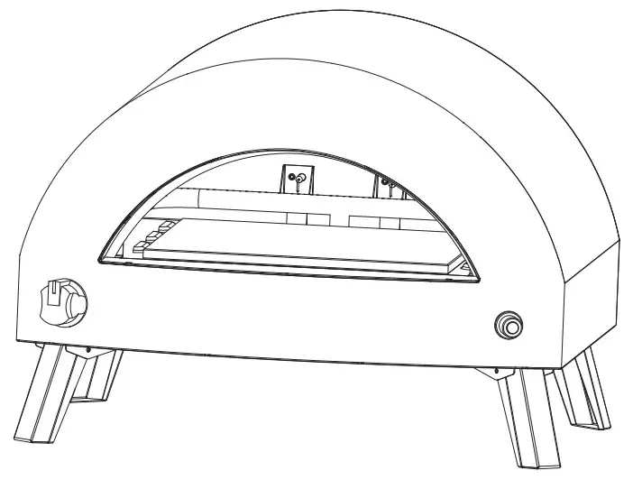 Omica 800601 Gas Fired Pizza Oven
