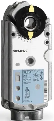 SIEMENS GIB164.1P NSR Rotary Electronic Damper Actuators-fig1