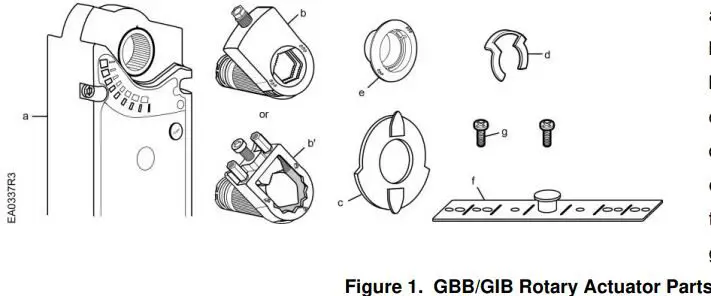 SIEMENS GIB164.1P NSR Rotary Electronic Damper Actuators-fig2