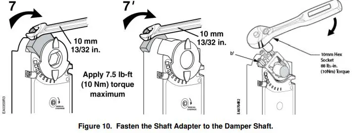 SIEMENS GIB164.1P NSR Rotary Electronic Damper Actuators-fig8
