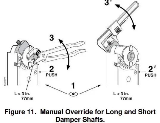 SIEMENS GIB164.1P NSR Rotary Electronic Damper Actuators-fig9