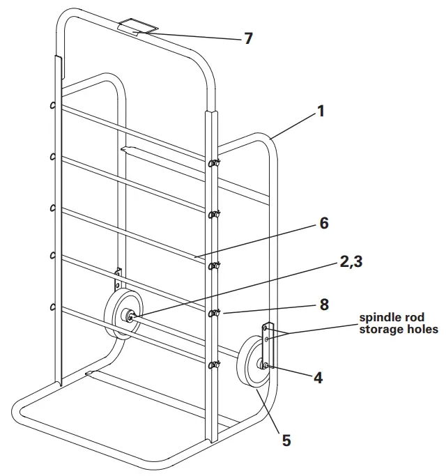Current Tools 501 Dolly Cart -