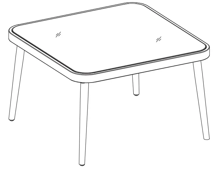 habitat 1259506 R Somerset Corner Sofa Set Table-