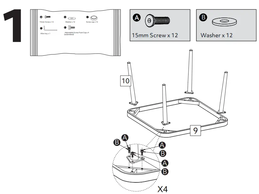 habitat 1259506 R Somerset Corner Sofa Set Table-fig3