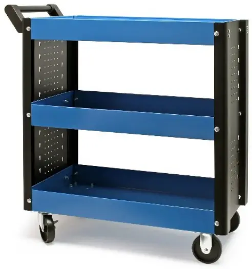 62316 Workshop Tool Cart with 3 Trays