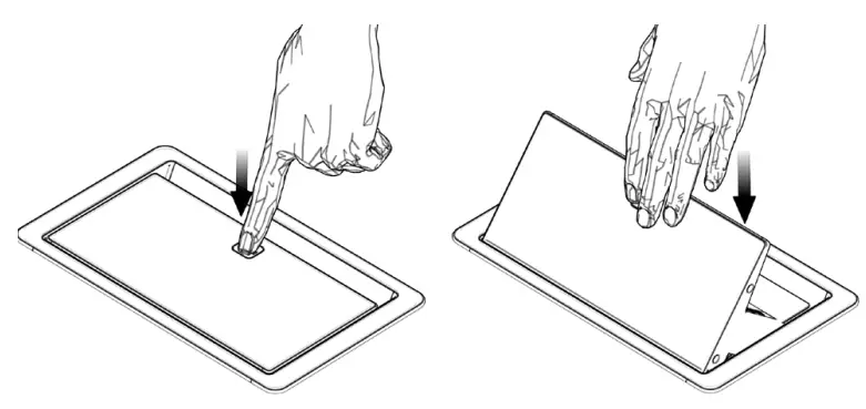 WyreStorm IDB-400-NA Flip Up In Desk Connectivity with Power - Opening Instructions