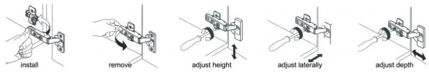 Avanity Thompson 72 Inch Bathroom Vanity Cabinet - Part List 2