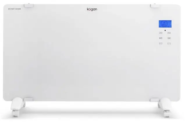 kogan KAHTP20WHTA 2000W Glass Portable Electric Panel Heater