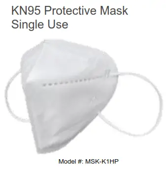 Homedics MSK-K1HP KN95 Protective Mask Single - Protective Mask