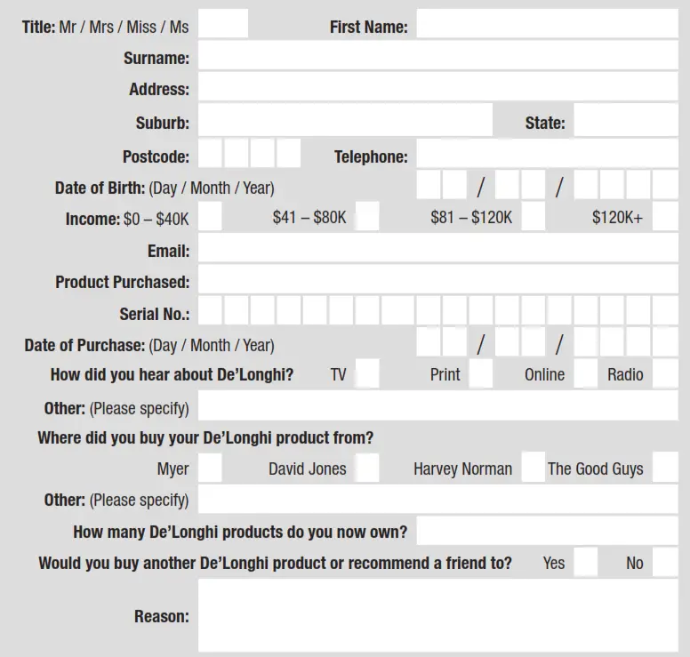 Post this completed form