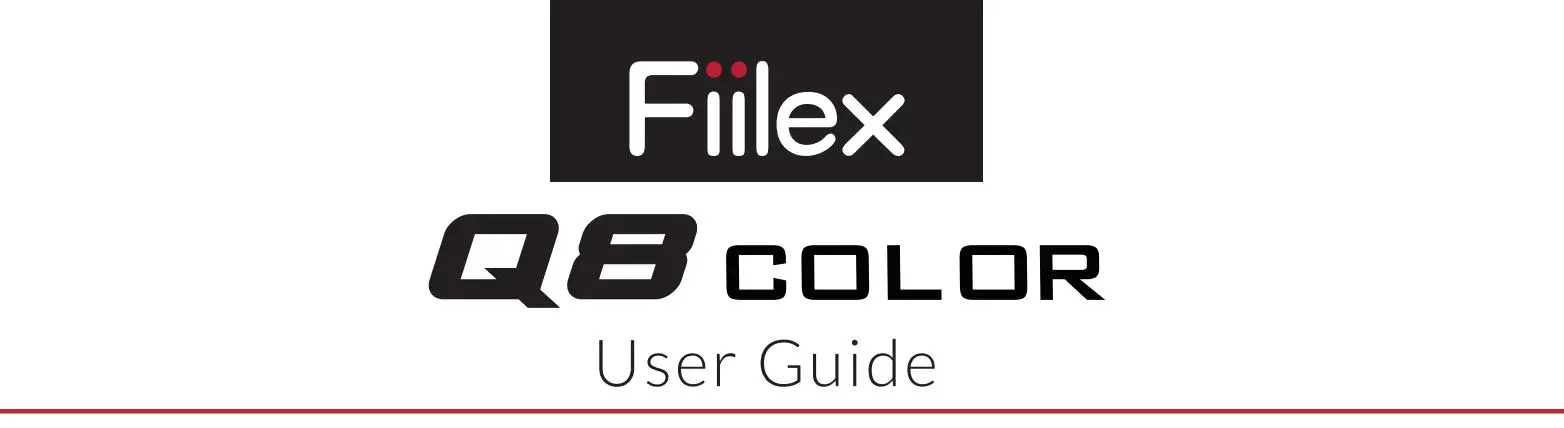 Fiilex FLXQ8CLR-Z Q8 Color LED Fresnel Travel Kit User Guide