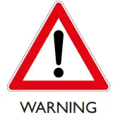 westermo ODW 720-F1 Fibre Optic Modem - warning