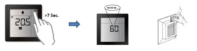 EATON CRCA-00 xComfort Room Controller Touch fig5