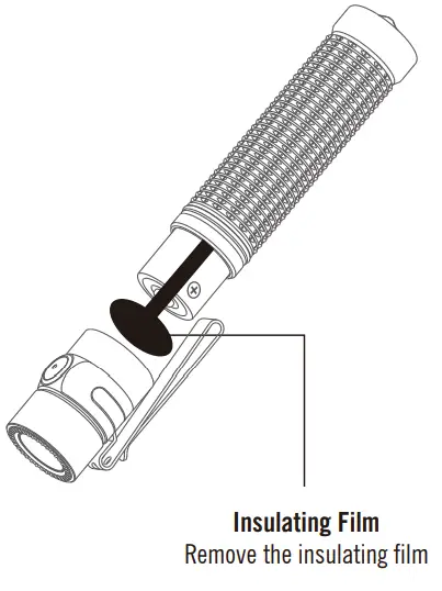 OLIGHT Warrior Mini Compact Tactical Flashlights-BATTERY