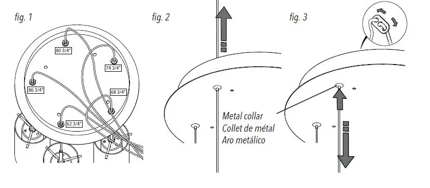 artika OME64B-HD2D Essence 5 Pendant LED Light Fixture fig14