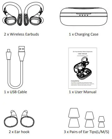 Srichpk i24 True Wireless Stereo Earphones fig1