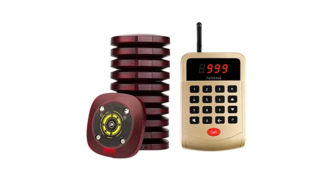 Retekess T118 Wireless Calling System User Manual