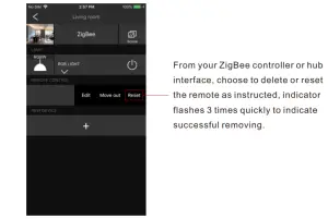 tuya 70100034 ZigBee Wireless Dimmer Switch - Removed