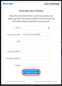 iStorage Datashur SD Keywriter- Activate License 2