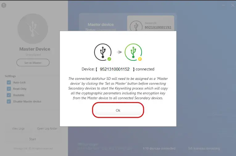 iStorage Datashur SD Keywriter - devaic