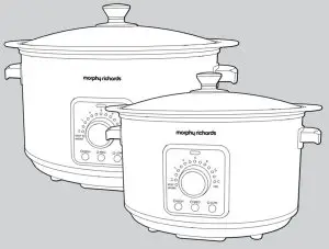 morphy richards 461013 Brushed Stainless Steel 6.5L Ceramic Slow Cooker