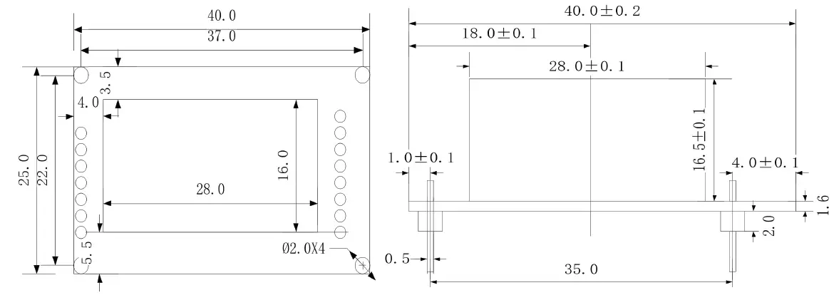 EBYTE SM-CO-P01 Carbon Monoxide Module fig 2