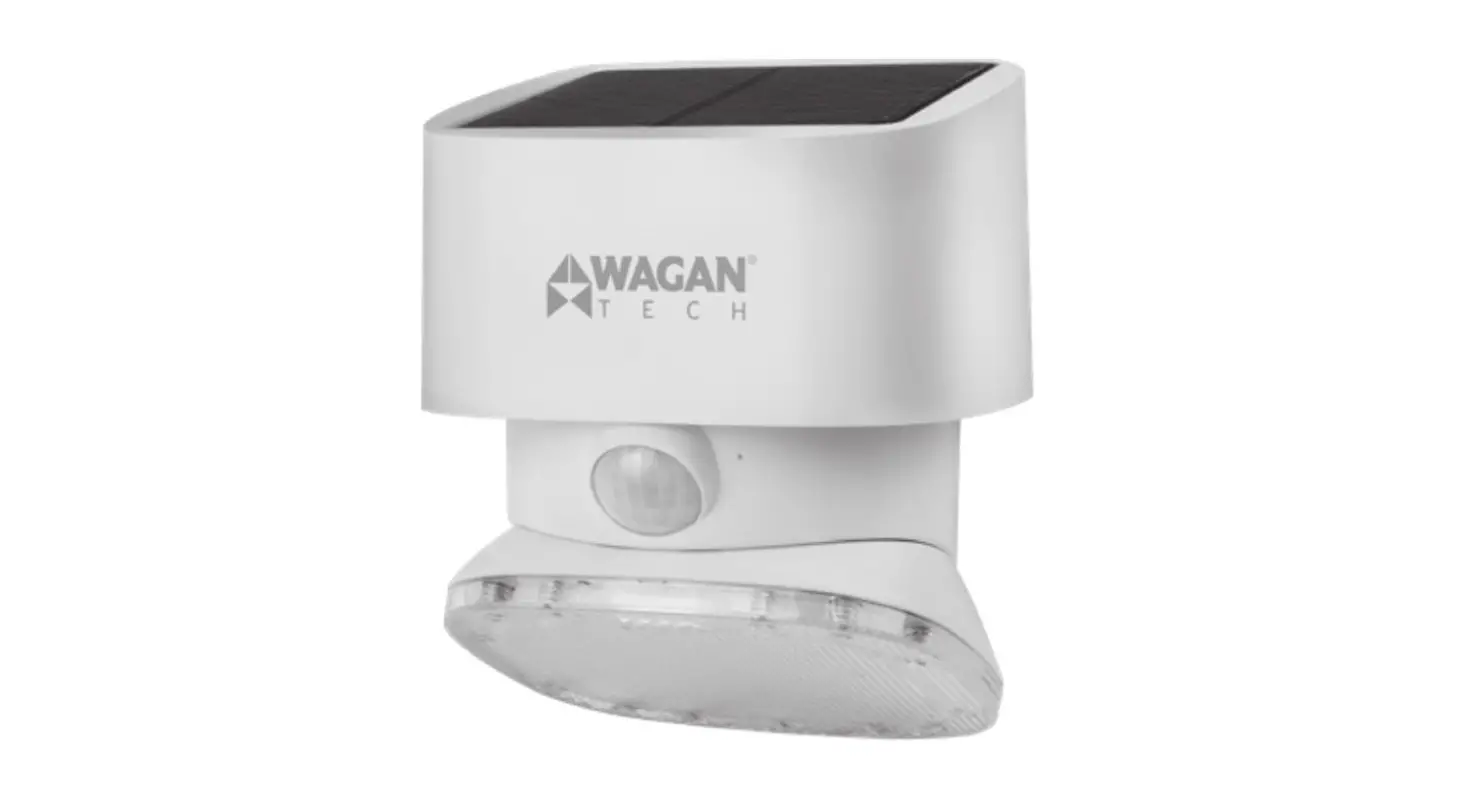 Wagan 8569 2000 Lumen Solar Wall Light User Manual