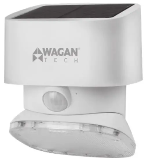 WAGAN 8569 2000 Lumen Solar Wall Light - Lumen