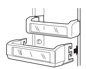 MONOGRAM ZICP360NHRH 36 Inch Bottom-Freezer Built-In Refrigerators Owner's Manual - DOOR BINS