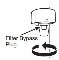 MONOGRAM ZICP360NHRH 36 Inch Bottom-Freezer Built-In Refrigerators Owner's Manual - Filter bypass plug