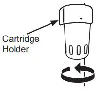MONOGRAM ZICP360NHRH 36 Inch Bottom-Freezer Built-In Refrigerators Owner's Manual - Installing the filter cartridge