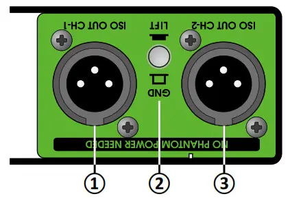 UNiKA 117001 PRO-TWO Passive Dual Line Level DI Box- APPEARANCE PARTS