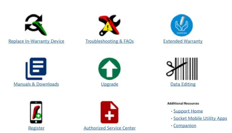 socket S860 Barcode Scanner User Guide - support