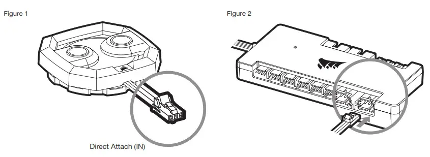 CONNECTING AND USING THE INTEGRATED DIGITAL RGB ILLUMINATION (CONTINUED)