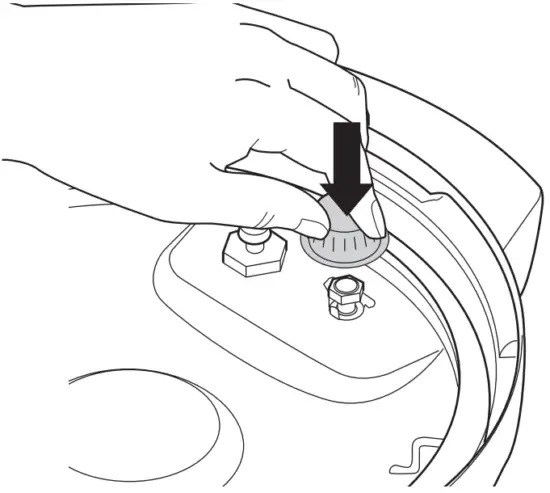 REMOVING & REINSTALLING THE ANTI-CLOG CAP