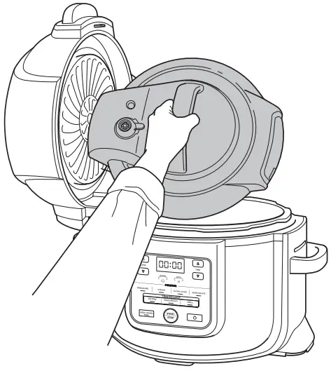 INSTALLING & REMOVING THE PRESSURE LID