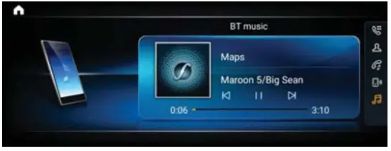 Shenzhen Youchangshumadianzi Youxiangongsi KS H908Q Android Intelligent Navigation - Bluetooth Music