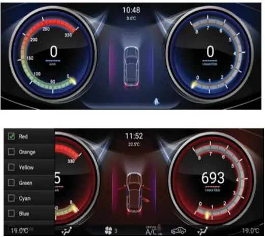 Shenzhen Youchangshumadianzi Youxiangongsi KS H908Q Android Intelligent Navigation - Dashboard