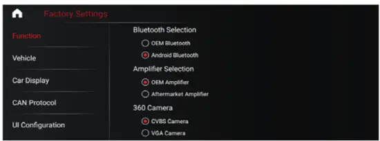 Shenzhen Youchangshumadianzi Youxiangongsi KS H908Q Android Intelligent Navigation - Factory setting 1