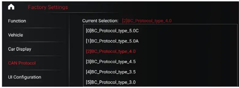 Shenzhen Youchangshumadianzi Youxiangongsi KS H908Q Android Intelligent Navigation - Factory setting 11