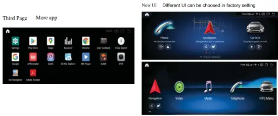 Shenzhen Youchangshumadianzi Youxiangongsi KS H908Q Android Intelligent Navigation - Main menu 1