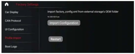 Shenzhen Youchangshumadianzi Youxiangongsi KS H908Q Android Intelligent Navigation - Menu