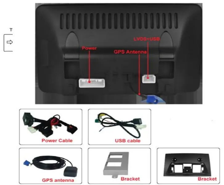 Shenzhen Youchangshumadianzi Youxiangongsi KS H908Q Android Intelligent Navigation - Panel and Accessories