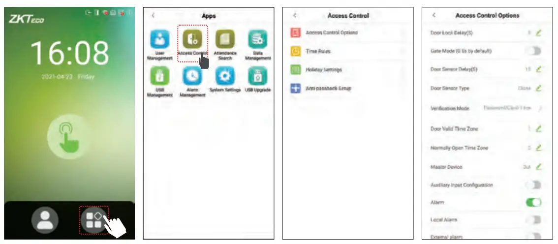 ZKTECO G4[QR] Android Multi Biometric Facial Recognition Terminal - Access Control